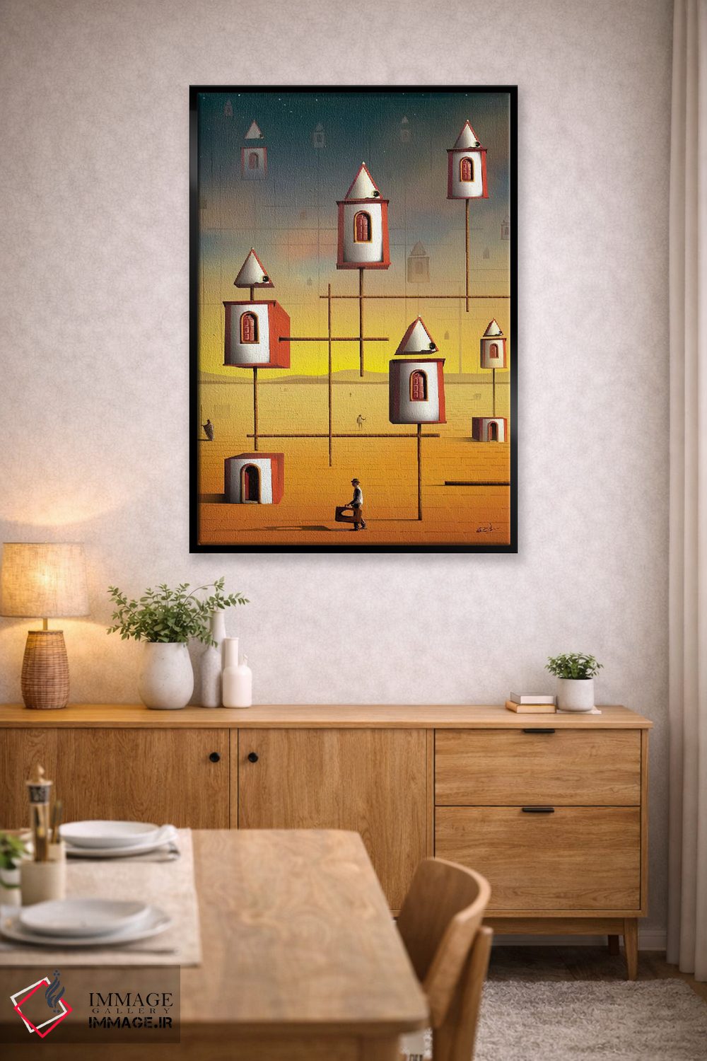 تابلو دکوراتیو جوامع اثر مارسل کارام - D4B