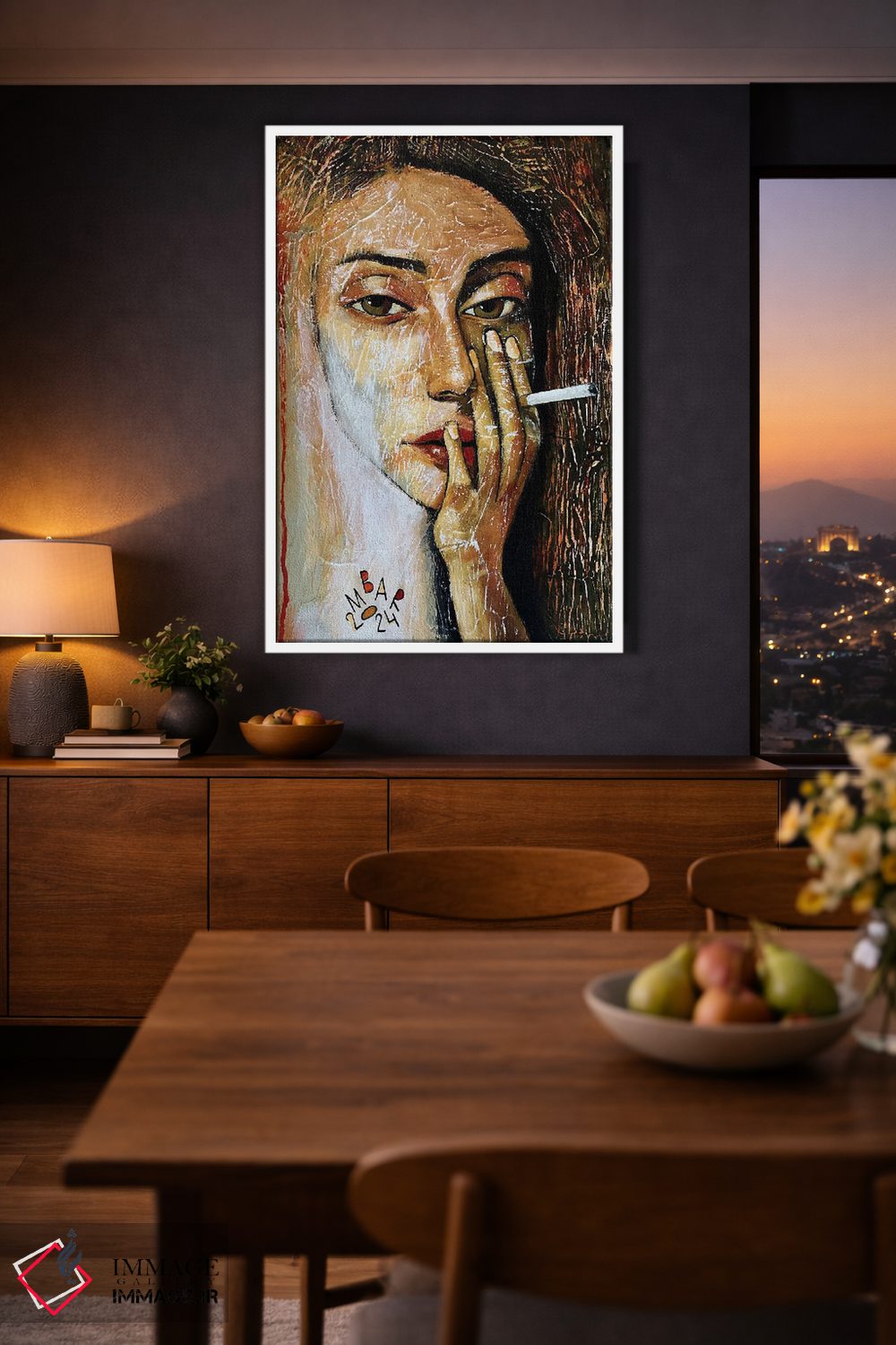 تابلو دکوراتیو خاطره اثر میخائیل بارانوفسکی - D2W