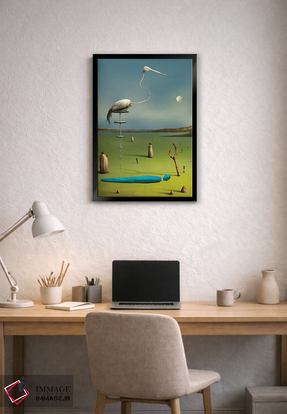 تابلو دکوراتیو درنا اثر مارسل کارام - D2B