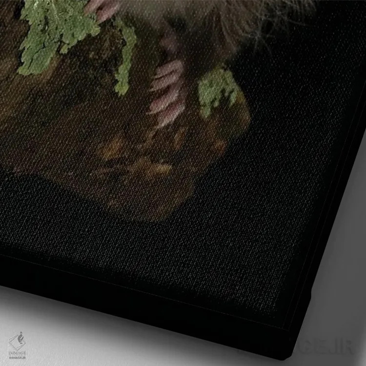 تابلو دکوراتیو اپوسوم ویرجینیا، پنسیلوانیا، آمریکا اثر جو و مری ان مک دونالد - نمای نزدیک بافت بوم