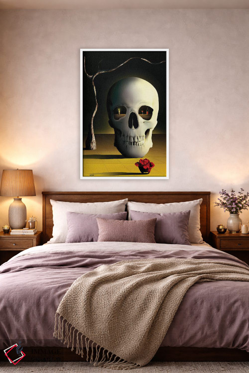 تابلو دکوراتیو جمجمه دیجیتال اثر مارسل کارام - D2W