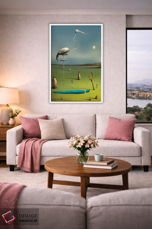 تابلو دکوراتیو درنا اثر مارسل کارام - D3W