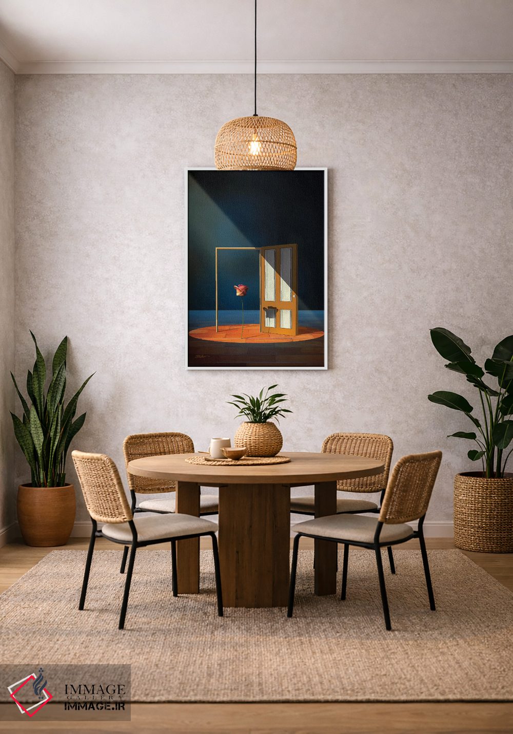 تابلو دکوراتیو در باز اثر مارسل کارام - D3W