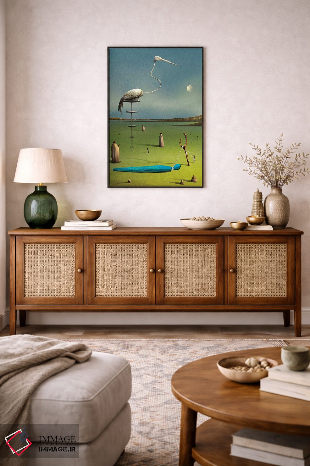 تابلو دکوراتیو درنا اثر مارسل کارام - D4B