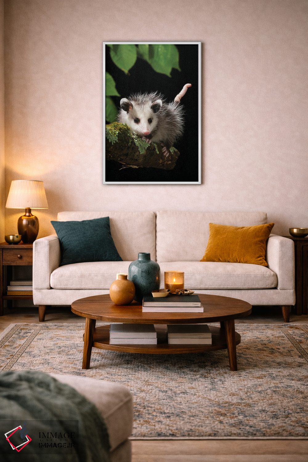 تابلو دکوراتیو اپوسوم ویرجینیا، پنسیلوانیا، آمریکا اثر جو و مری ان مک دونالد - D3W