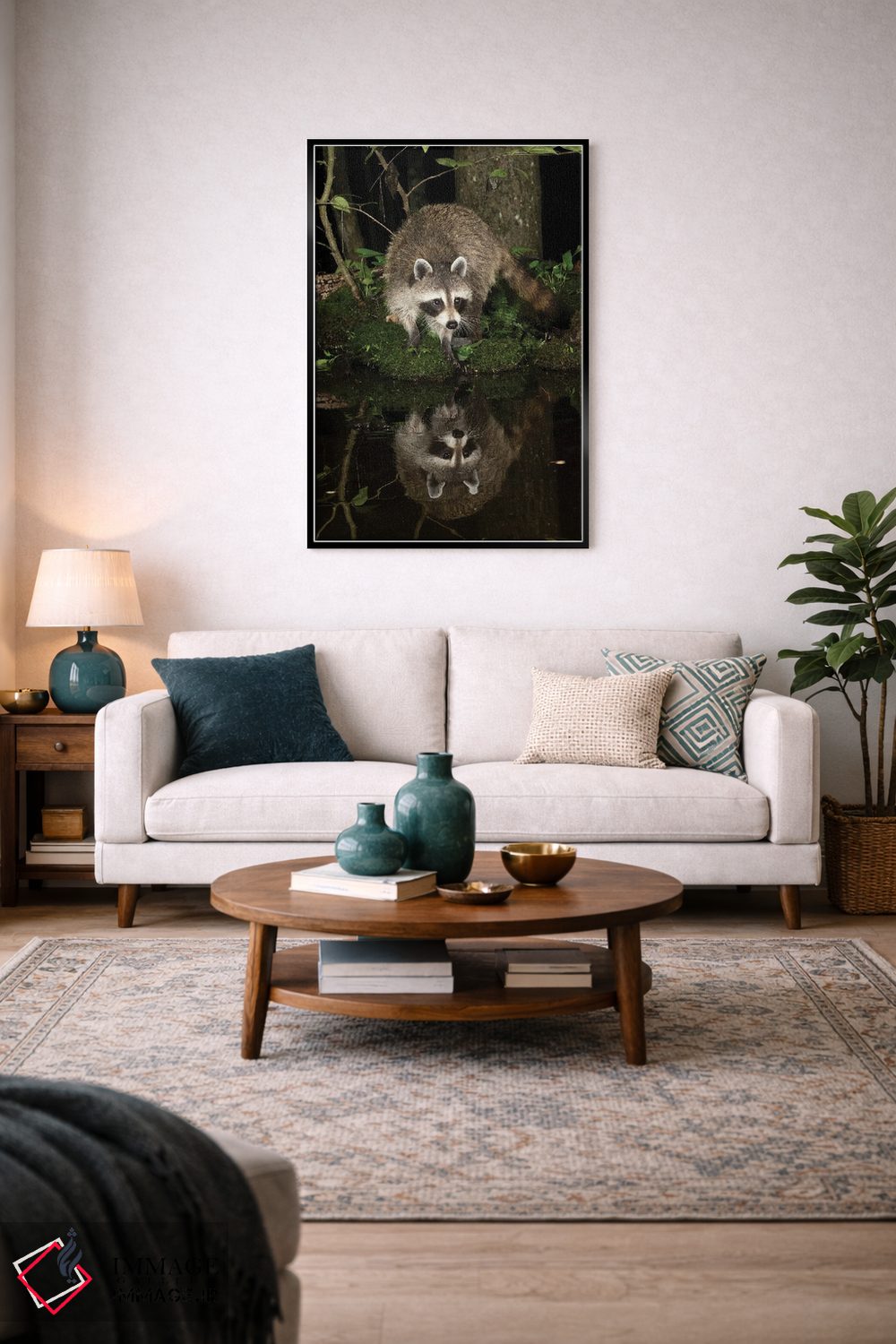 تابلو دکوراتیو راکون، پنسیلوانیا، آمریکا ۲ اثر جو و مری ان مک دونالد - D5B