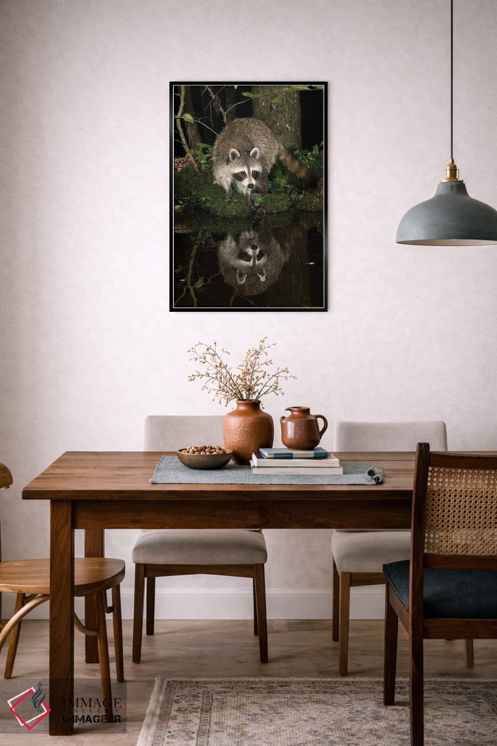 تابلو دکوراتیو راکون، پنسیلوانیا، آمریکا ۲ اثر جو و مری ان مک دونالد - D6B