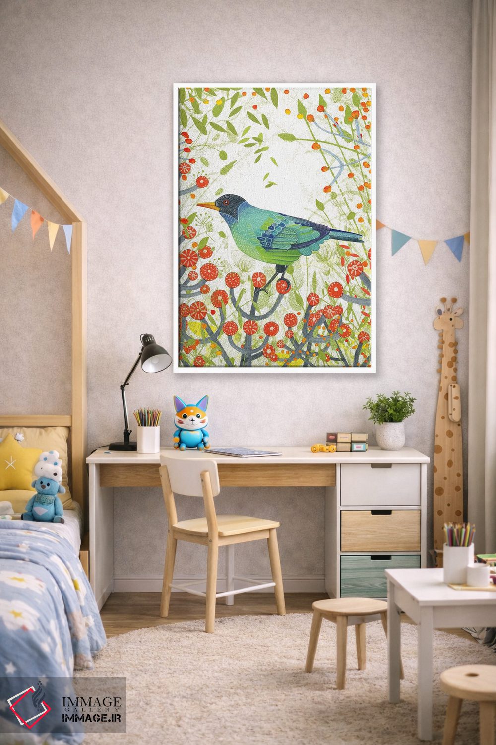 تابلو دکوراتیو بیداری اثر میشل کمپل - D1W