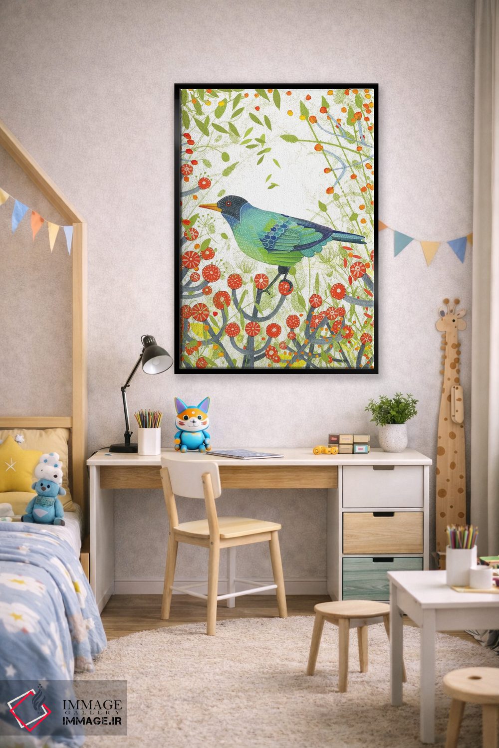 تابلو دکوراتیو بیداری اثر میشل کمپل - D2B