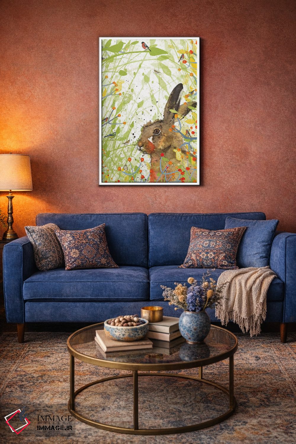 تابلو دکوراتیو خرگوش اثر میشل کمپل - D3W