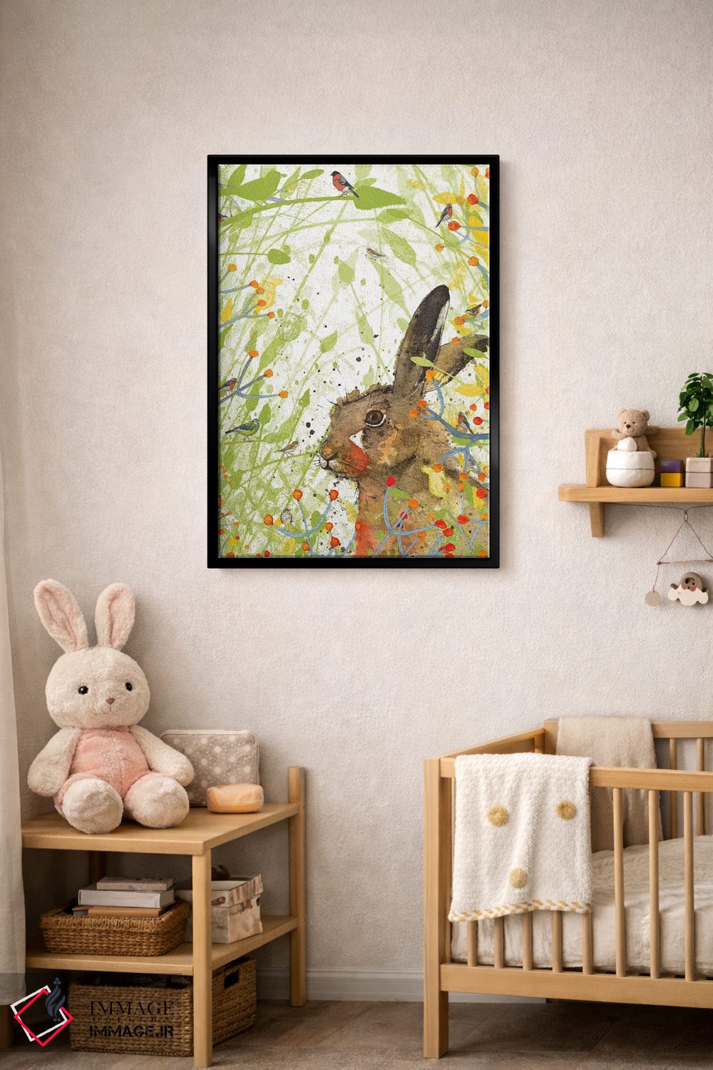 تابلو دکوراتیو خرگوش اثر میشل کمپل - D5B