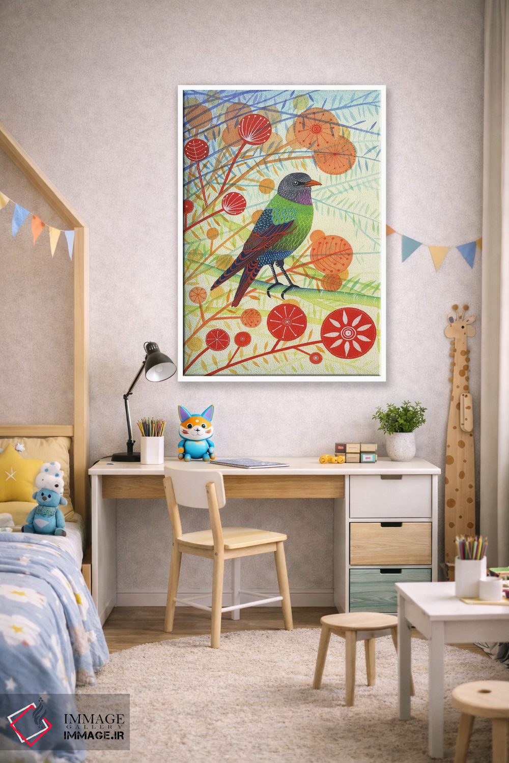 تابلو دکوراتیو سار ۱ اثر میشل کمپل - D1W