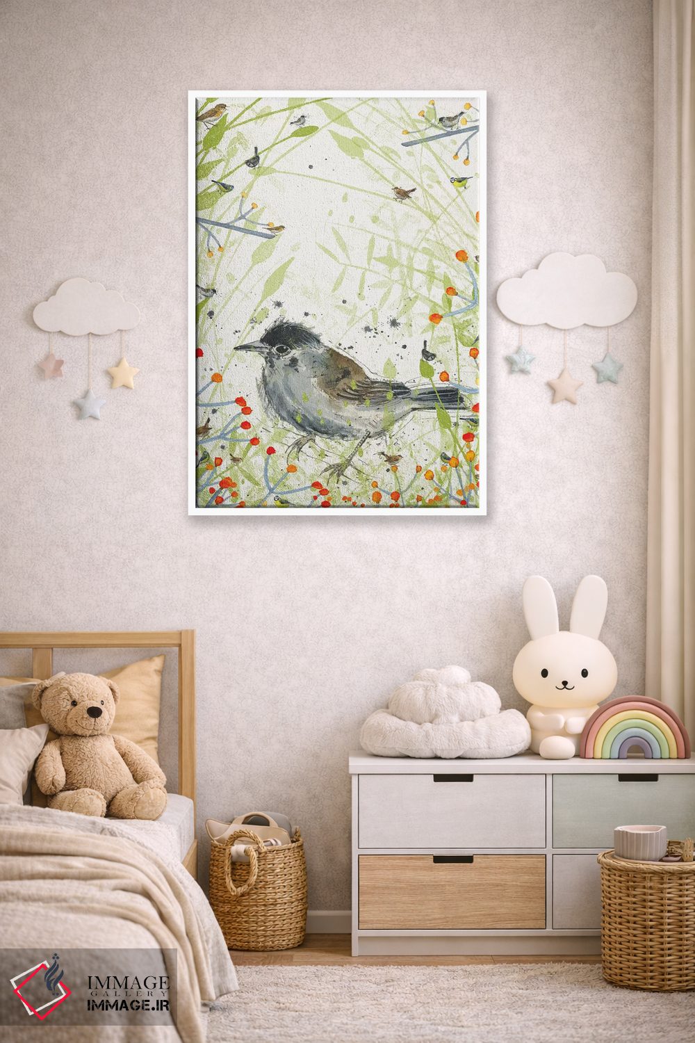 تابلو دکوراتیو سهره اثر میشل کمپل - D4W