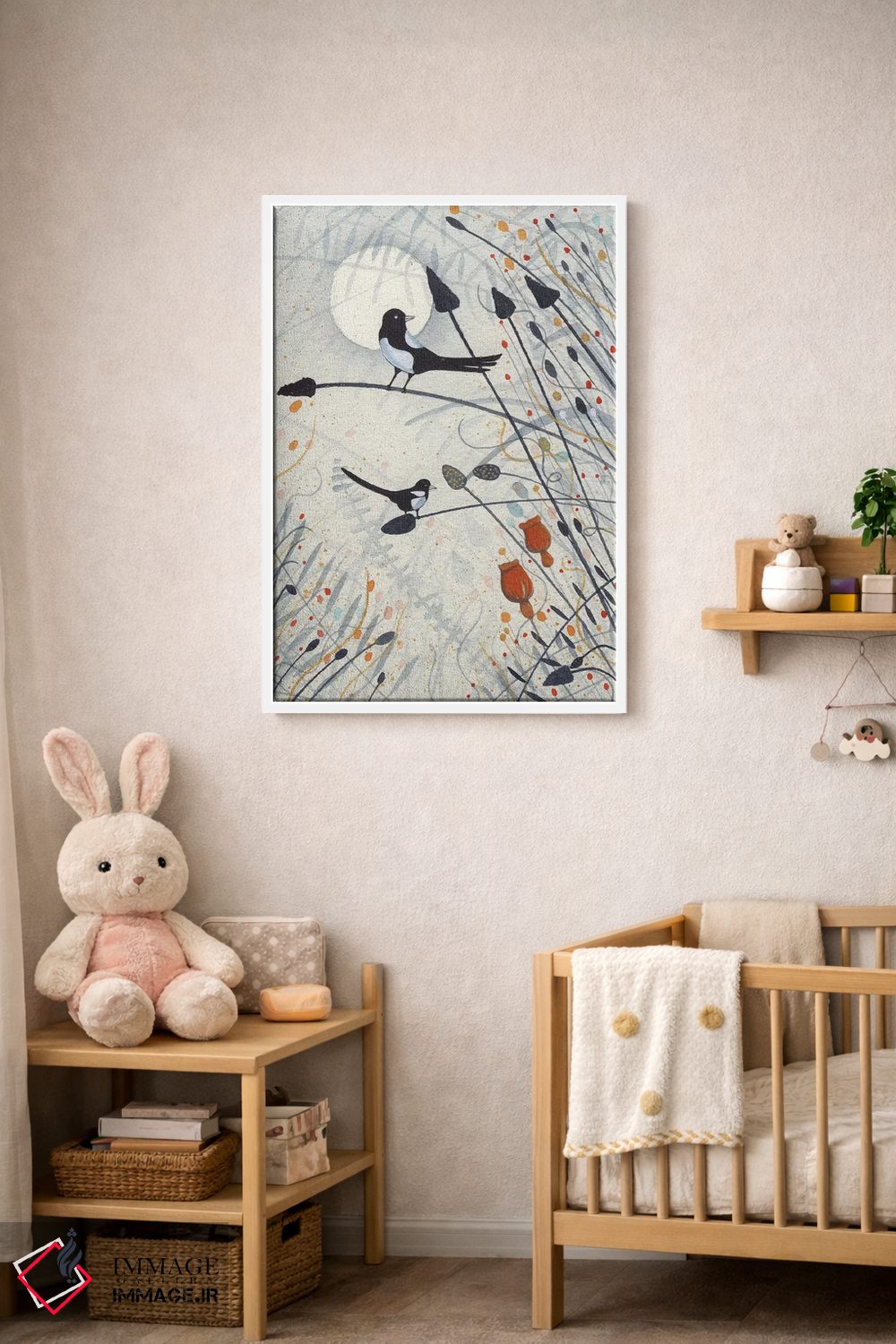 تابلو دکوراتیو دو تا برای شادی اثر میشل کمپل - D3W