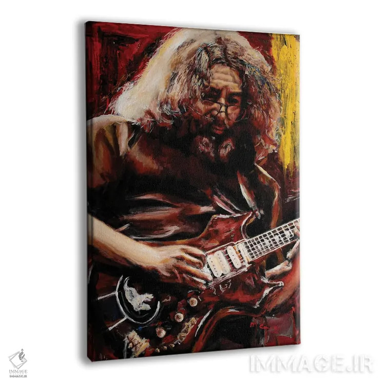 تابلو دکوراتیو جری گارسیا اثر مارک کوریج - نمای پرسپکتیو محصول