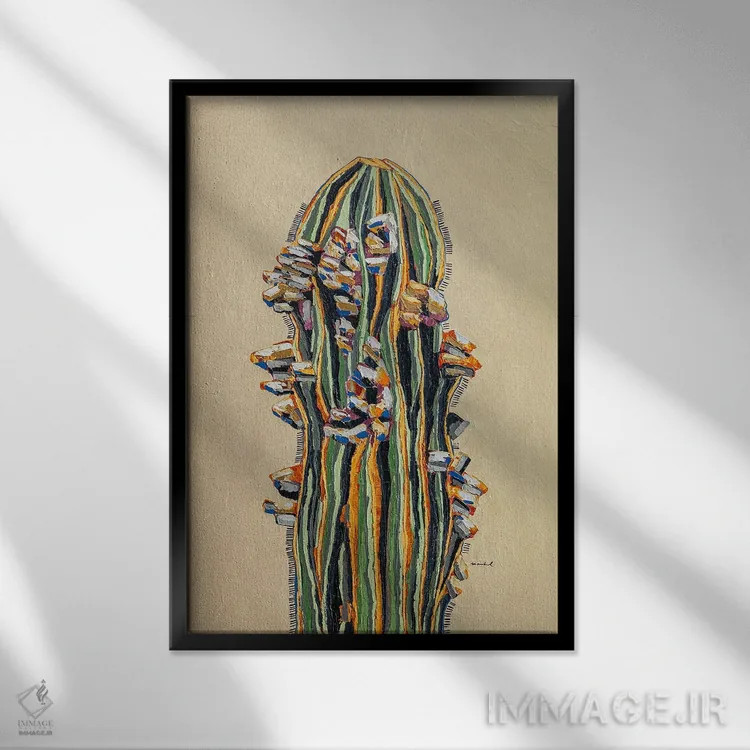 تابلو دکوراتیو عصر طلایی اثر ماچیارولی - نمای قابدار مشکی