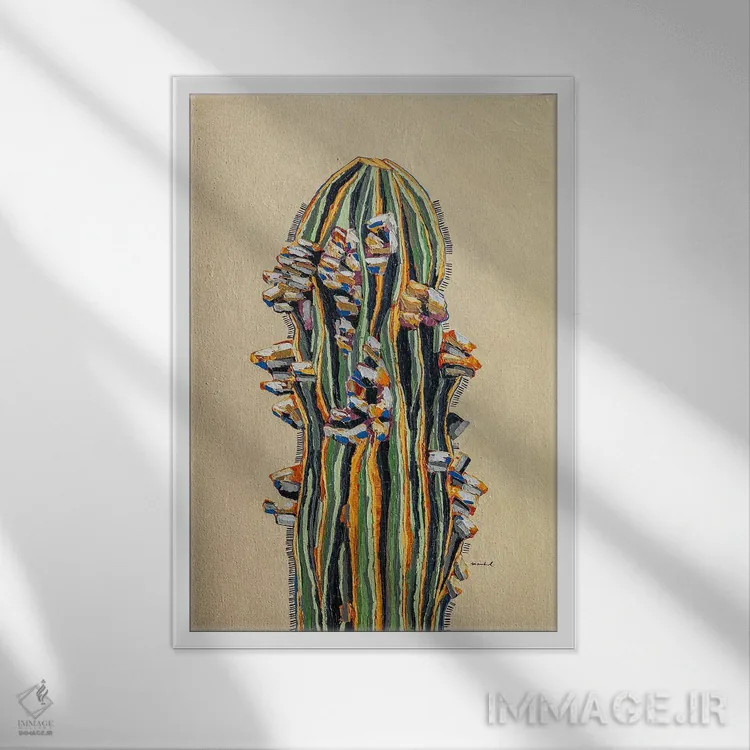 تابلو دکوراتیو عصر طلایی اثر ماچیارولی - نمای قابدار سفید