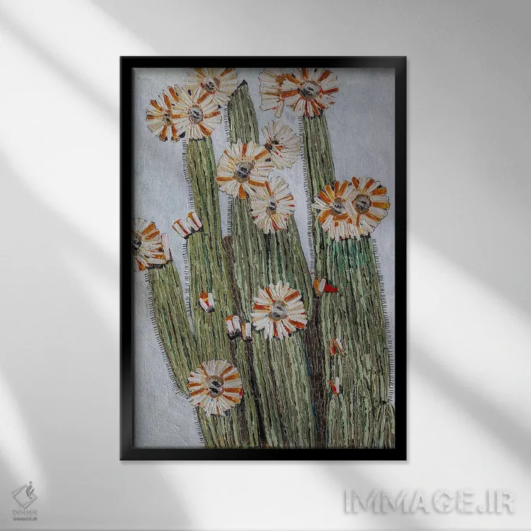 تابلو دکوراتیو سلبریتی نوظهور اثر ماچیارولی - نمای قابدار مشکی