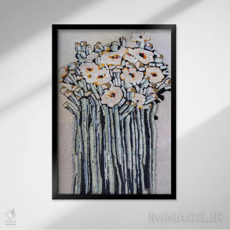 تابلو دکوراتیو راپسودی اثر ماچیارولی - نمای قابدار مشکی