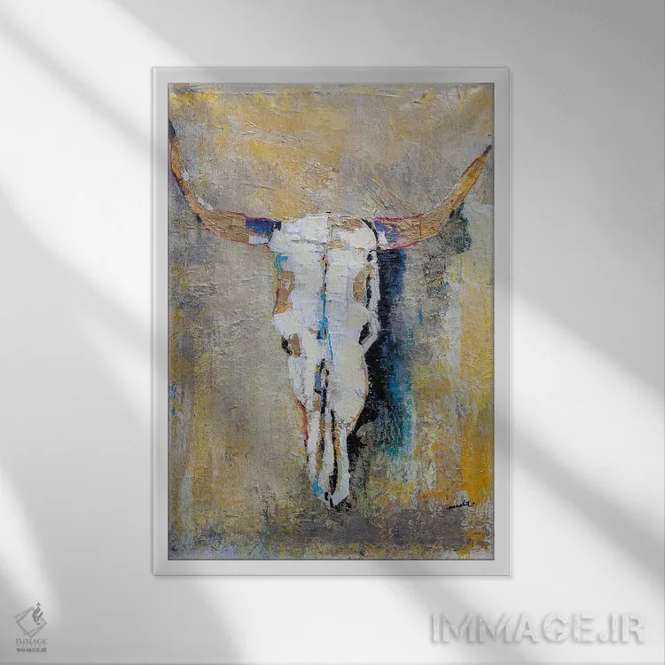 تابلو دکوراتیو یادگار اثر ماچیارولی - نمای قابدار سفید