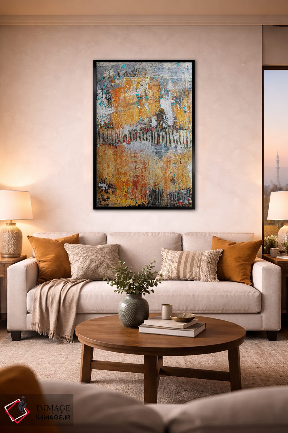 تابلو انتزاعی جروم اثر ماچیارولی - D1B