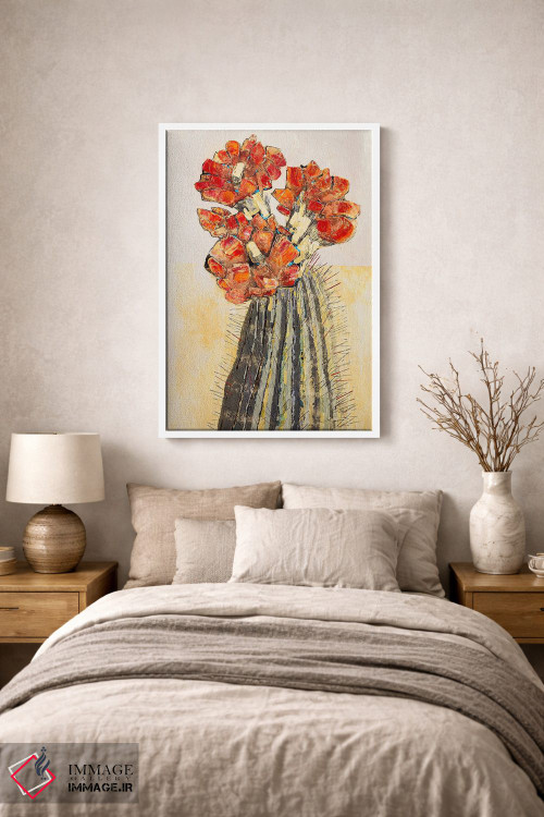 تابلو دکوراتیو مطالعه در سرخ اثر ماچیارولی - D1W