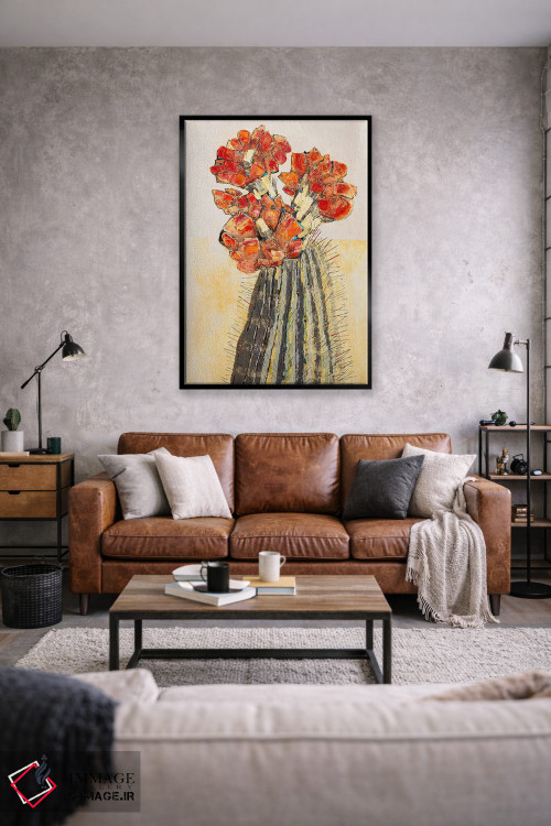 تابلو دکوراتیو مطالعه در سرخ اثر ماچیارولی - D2B