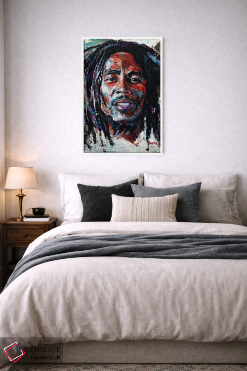 تابلو دکوراتیو باب مارلی اثر مارک کوریج - D5W