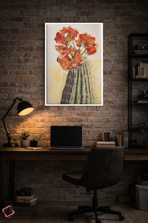 تابلو دکوراتیو مطالعه در سرخ اثر ماچیارولی - D3W