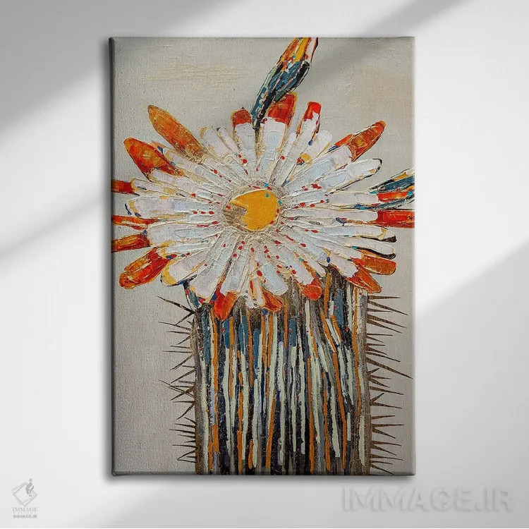 تابلو دکوراتیو آفتاب کوچک اثر ماچیارولی - نمای روبهرو روی دیوار