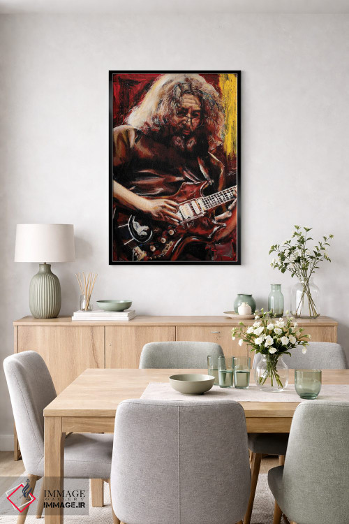 تابلو دکوراتیو جری گارسیا اثر مارک کوریج - D6B
