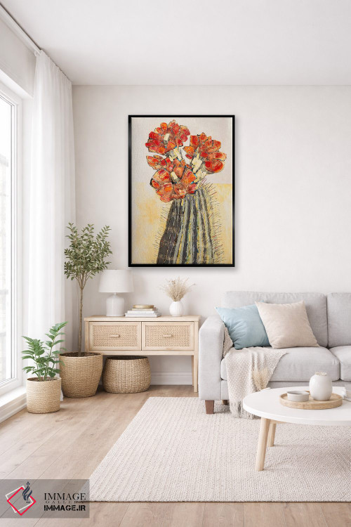 تابلو دکوراتیو مطالعه در سرخ اثر ماچیارولی - D5B