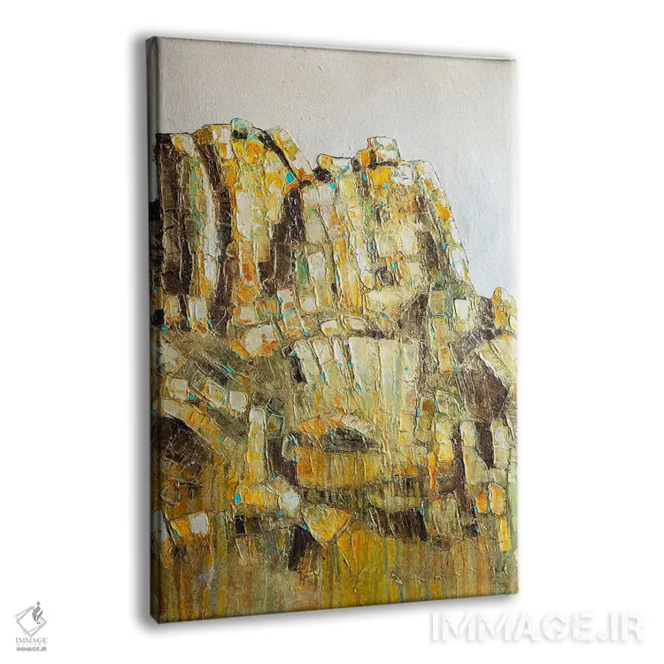 تابلو انتزاعی قله پینکل اثر ماچیارولی - نمای پرسپکتیو محصول