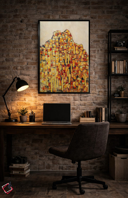 تابلو دکوراتیو زمین سخت اثر ماچیارولی - D5B