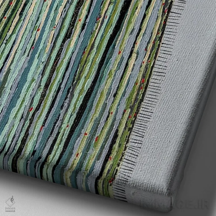 تابلو دکوراتیو شکوفه توسکانی اثر ماچیارولی - نمای نزدیک بافت بوم