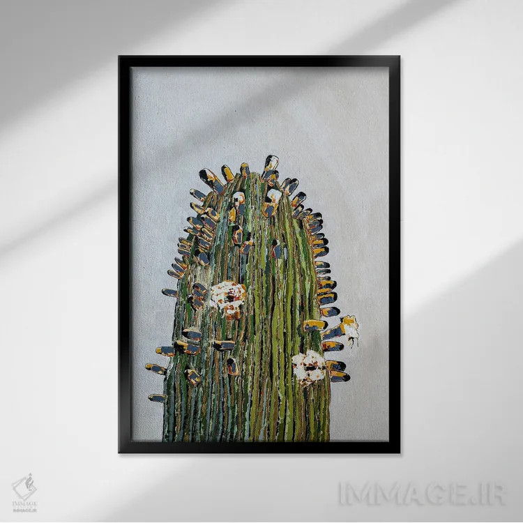 تابلو دکوراتیو نوآر اثر ماچیارولی - نمای قابدار مشکی