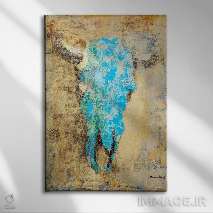 تابلو دکوراتیو گذر زمان اثر ماچیارولی - نمای روبهرو روی دیوار