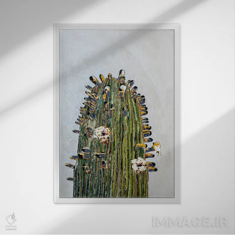 تابلو دکوراتیو نوآر اثر ماچیارولی - نمای قابدار سفید