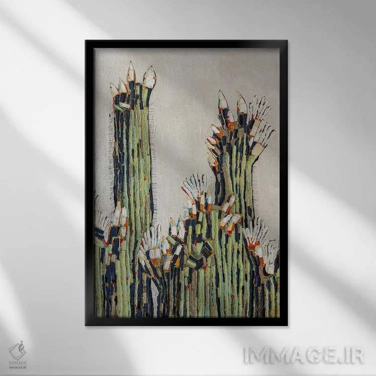 تابلو دکوراتیو دره هو اثر ماچیارولی - نمای قابدار مشکی