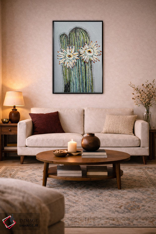 تابلو دکوراتیو شکوفه توسکانی اثر ماچیارولی - D4B