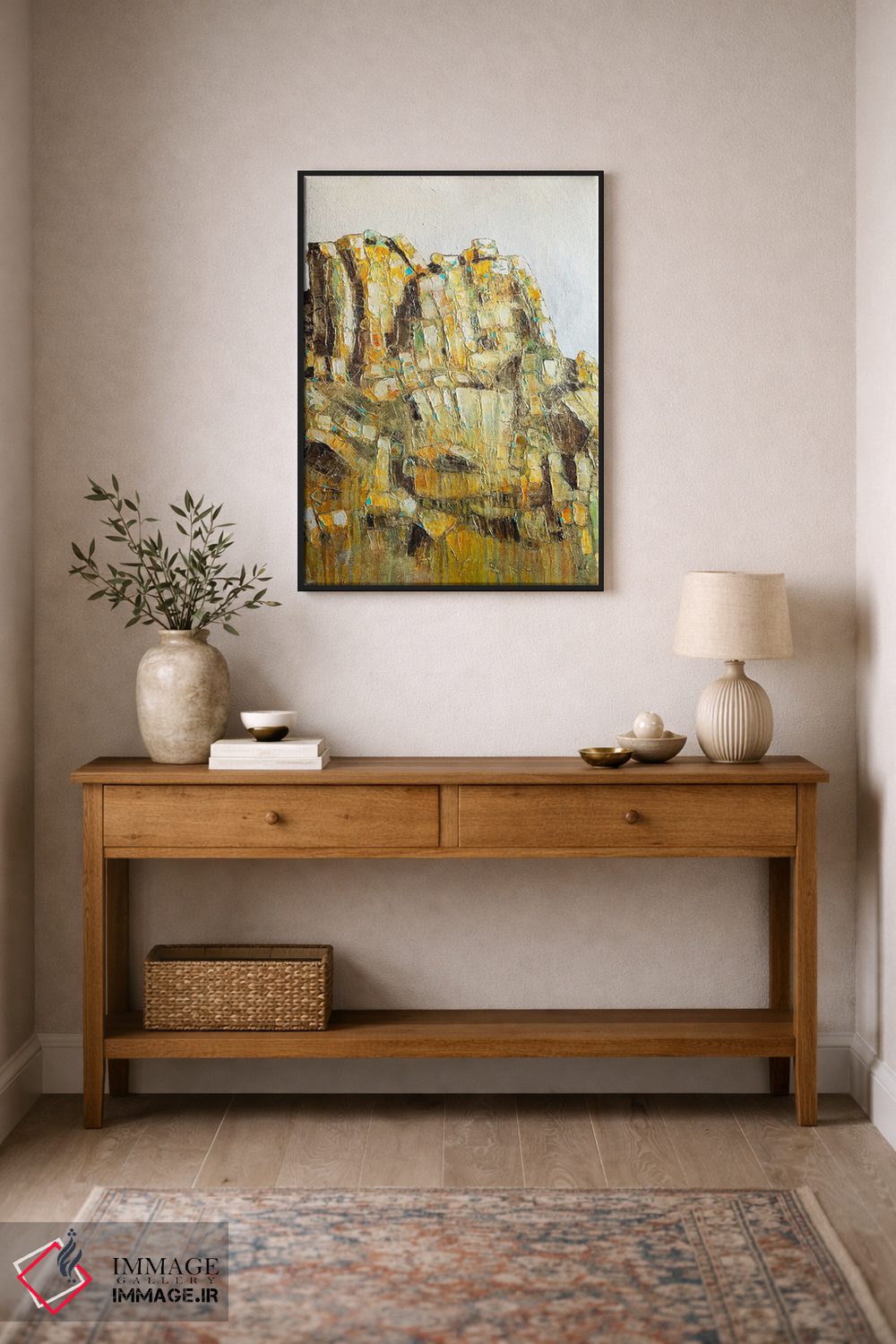 تابلو انتزاعی قله پینکل اثر ماچیارولی - D2B