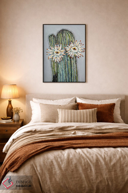 تابلو دکوراتیو شکوفه توسکانی اثر ماچیارولی - D6B