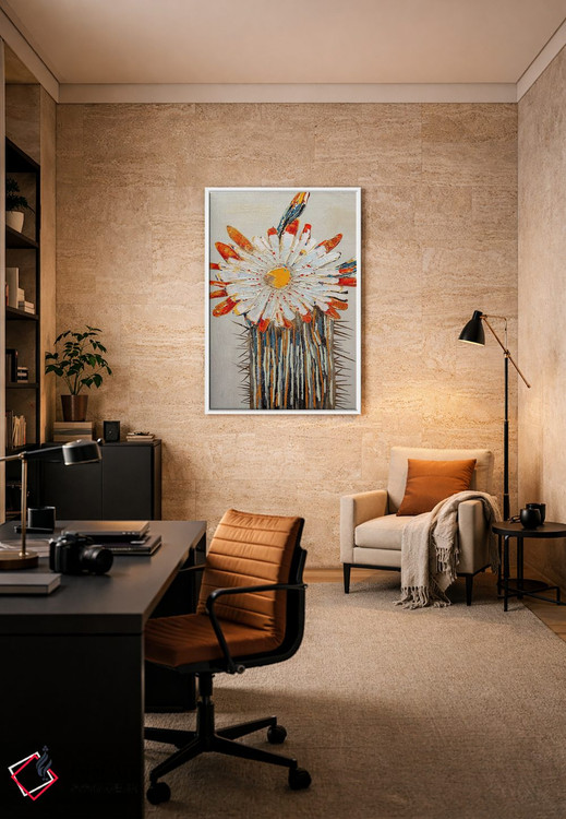 تابلو دکوراتیو آفتاب کوچک اثر ماچیارولی - D6W