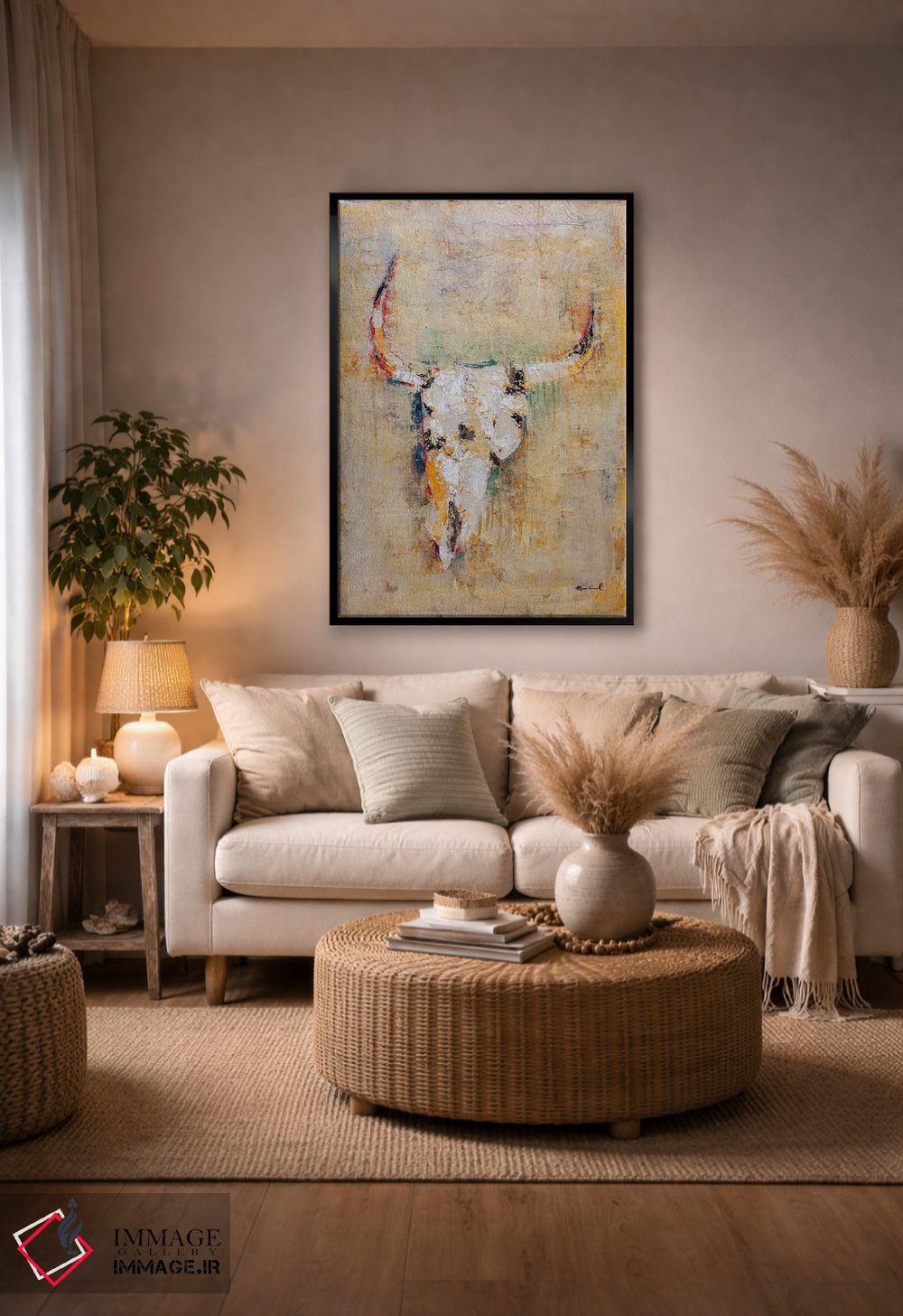 تابلو دکوراتیو نشانه اثر ماچیارولی - D5B