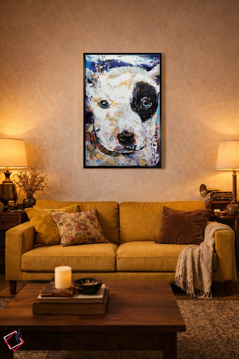 تابلو دکوراتیو توله پیت بول اثر مایکل کریس - D3B