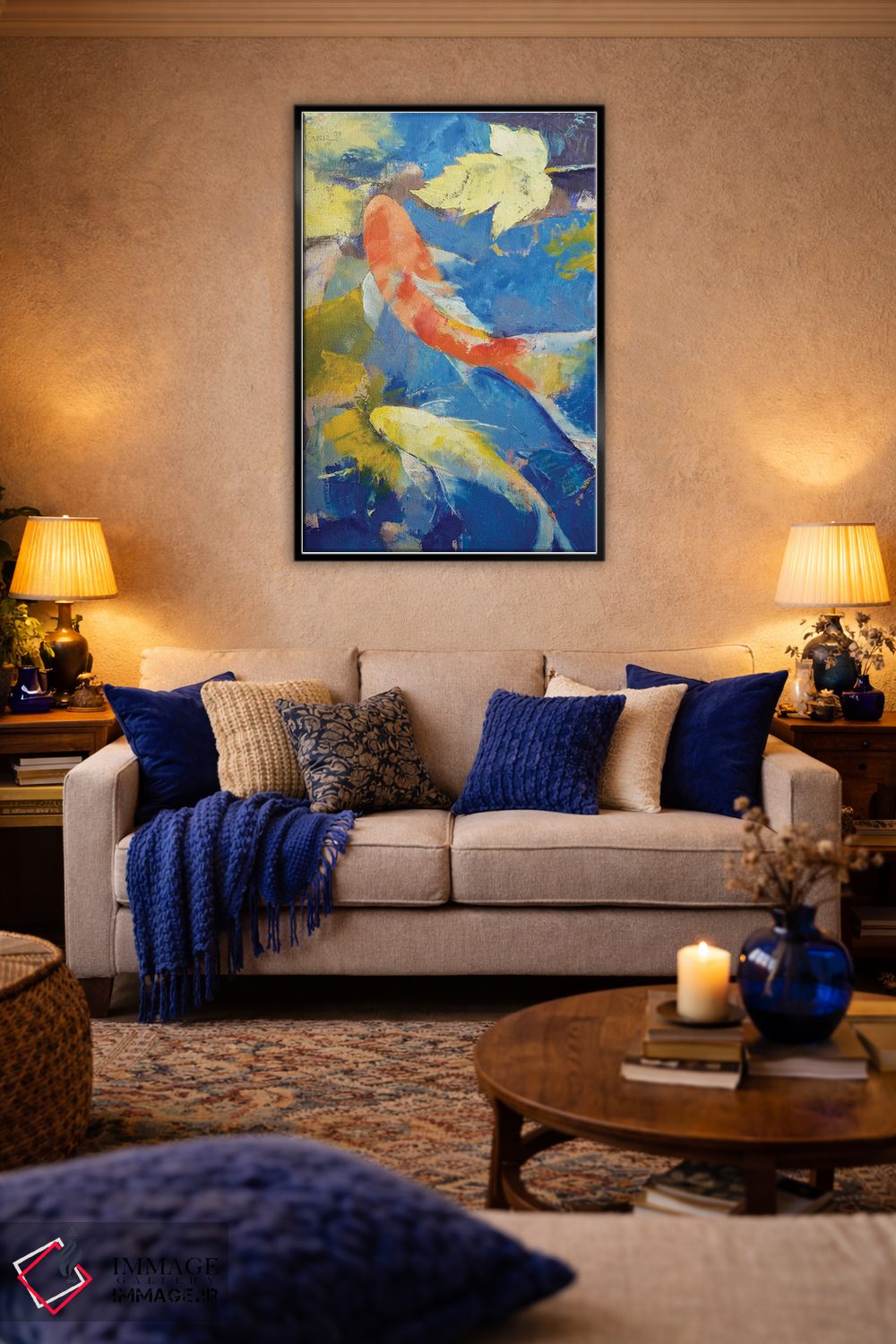 تابلو دکوراتیو باغ کوی پاییزی اثر مایکل کریس - D3B