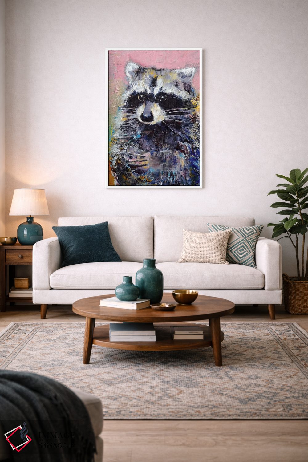 تابلو دکوراتیو راکن اثر مایکل کریس - D3W