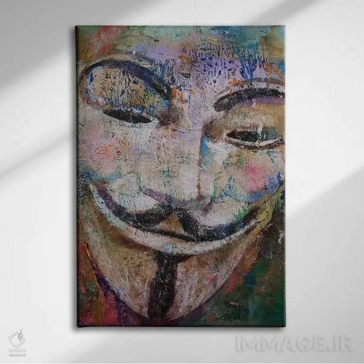 تابلو دکوراتیو ناشناس اثر مایکل کریس - نمای روبهرو روی دیوار