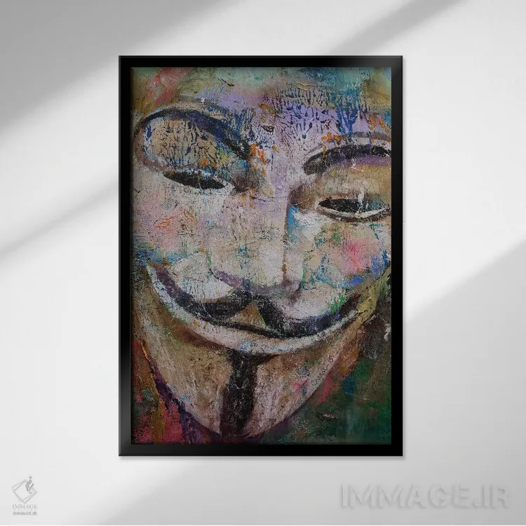 تابلو دکوراتیو ناشناس اثر مایکل کریس - نمای قابدار مشکی