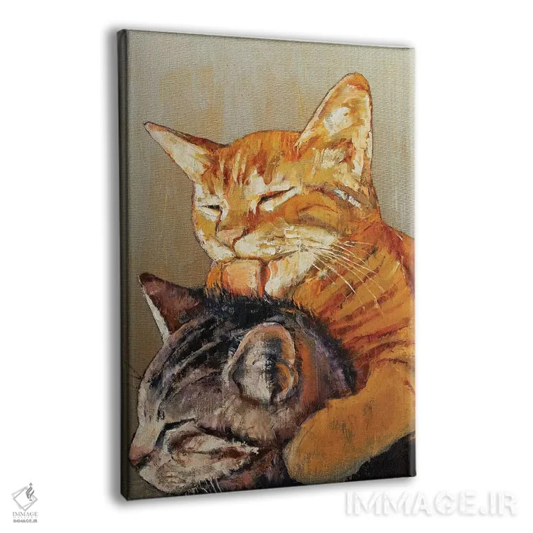 تابلو دکوراتیو دوستان اثر مایکل کریس - نمای پرسپکتیو محصول